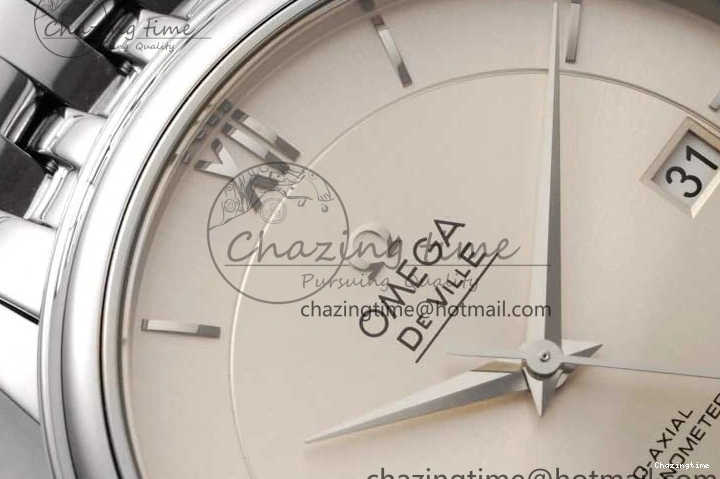 0313 Bright De Ville SS DIWF 1:1 Best Edition Silver Dial SS Markers on SS Bracelet MIYOTA 7848